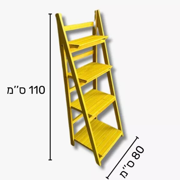 ⁦סולם עץ  - דגם Monaco⁩ – תמונה ⁦2⁩