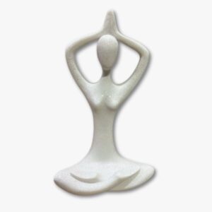 אישה מדיטציה אבן - דגם Peace