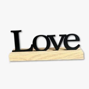 שלט דקורציה - דגם Love